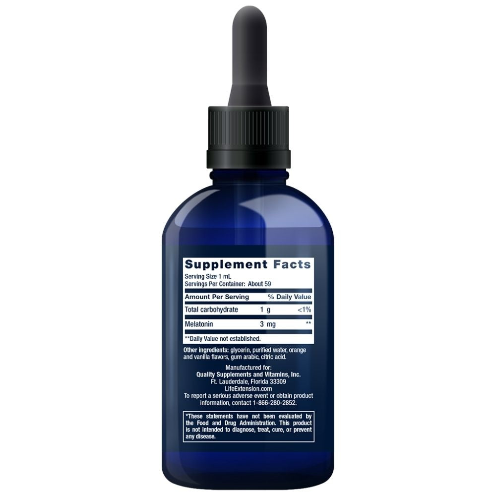 LIFE EXTENSION kiiretoimeline vedel melatoniin - 59 ml