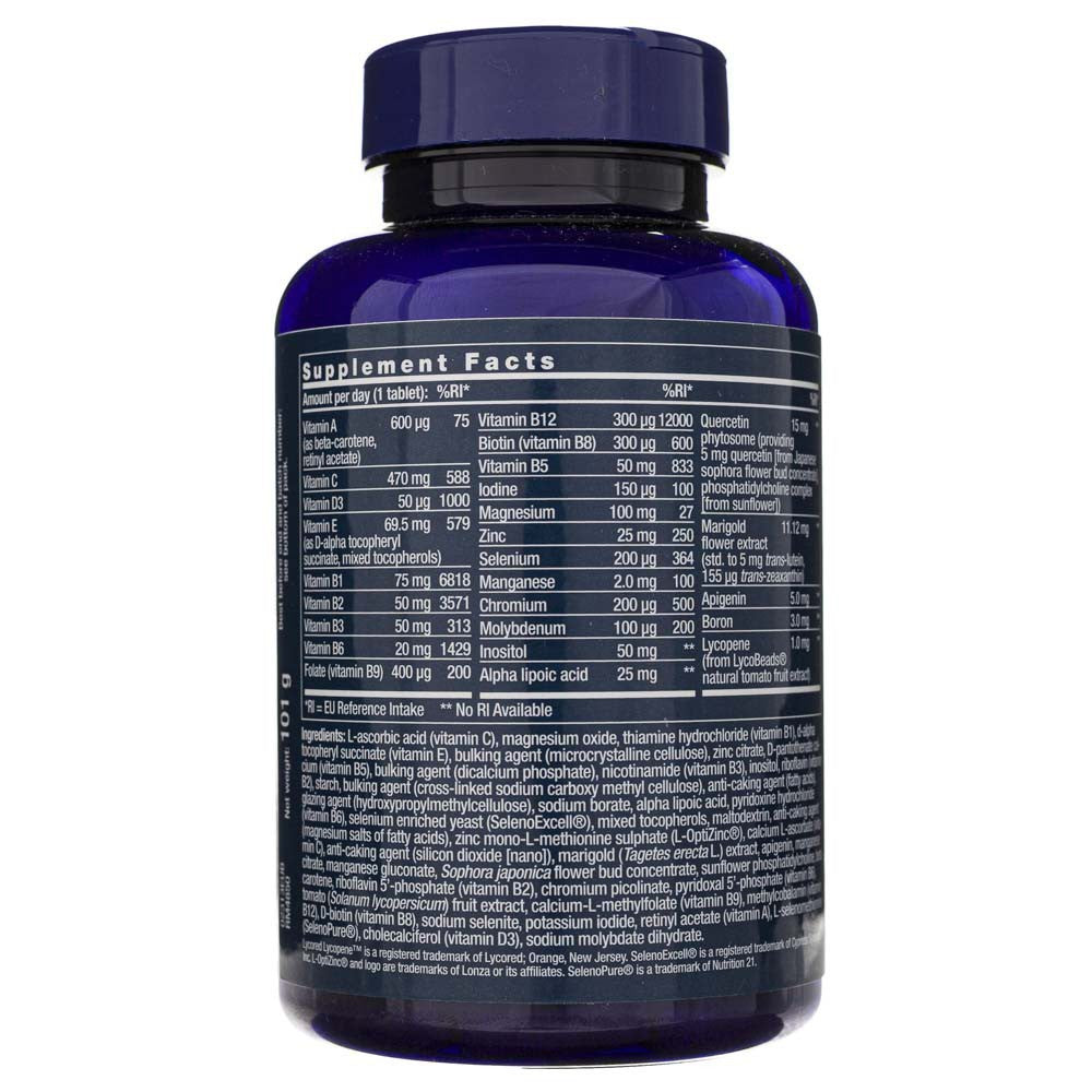LIFE EXTENSION ühe tableti päevas (multivitamiinid) – 60 tabletti