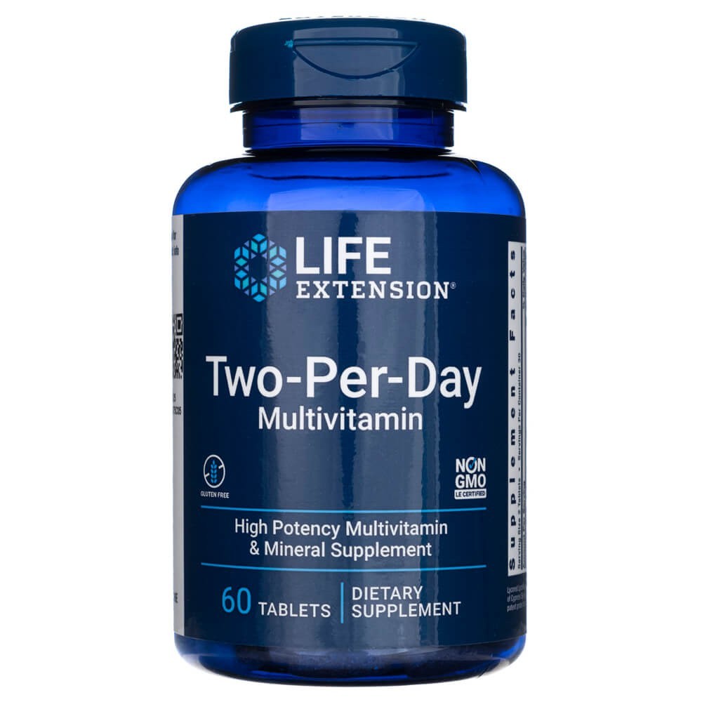 LIFE EXTENSION Two-Per-Day (multivitamiinid) - 60 tabletti