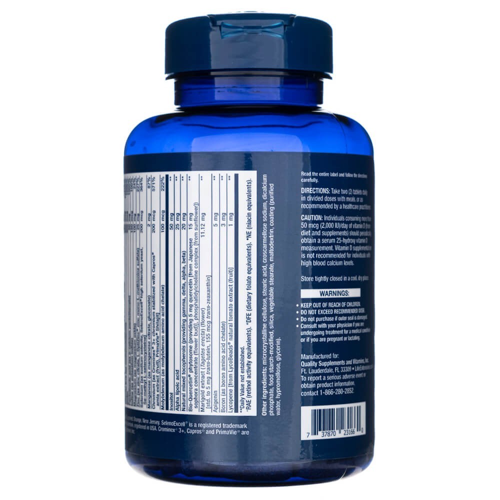 LIFE EXTENSION Two-Per-Day (multivitamiinid) - 60 tabletti