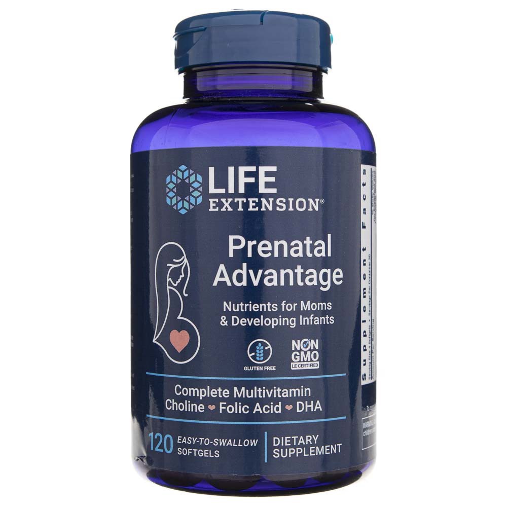 LIFE EXTENSION Prenatal Advantage – 120 kapslit