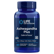 LIFE EXTENSION Ashwagandha Calm & Focus – 60 kapslit
