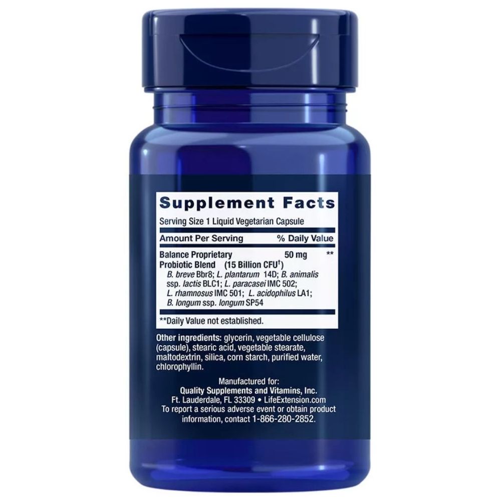 LIFE EXTENSION Florassist® probiootikum GI koos faagitehnoloogiaga – 30 kapslit