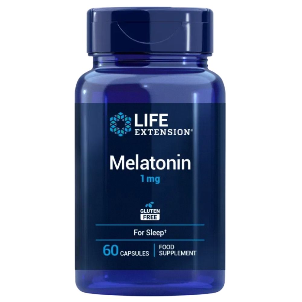 LIFE EXTENSION melatoniin 1 mg - 60 kapslit