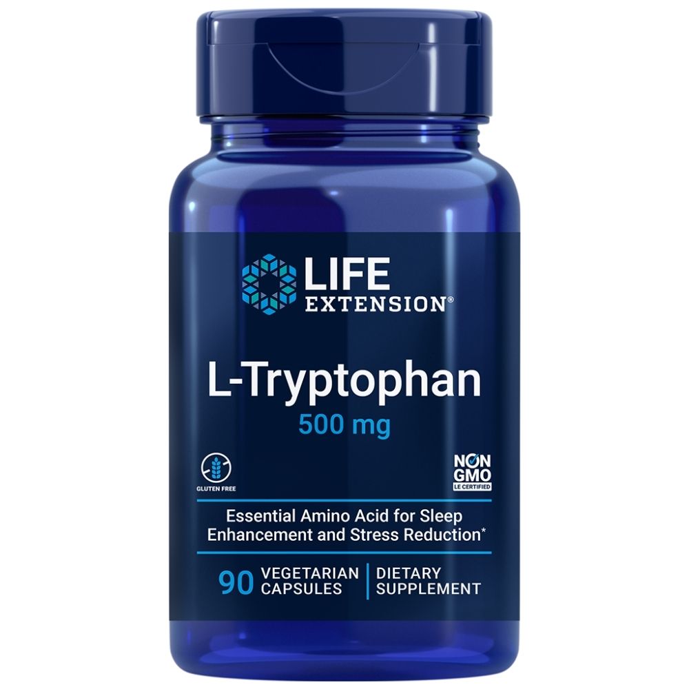 LIFE EXTENSION L-trüptofaan 500 mg - 90 kapslit