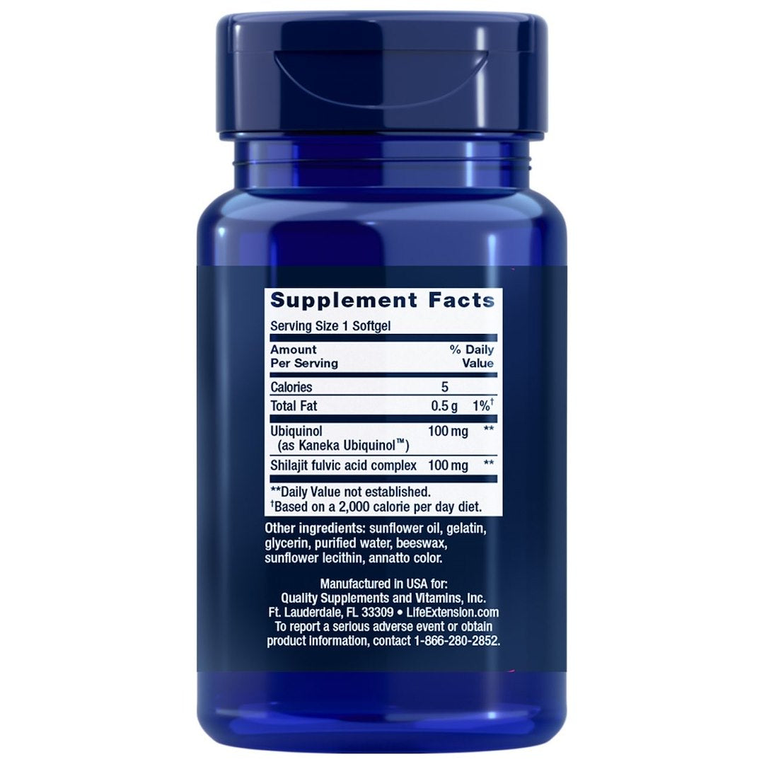 LIFE EXTENSION Super Ubiquinol CoQ10 100 mg (ubikinool) – 60 kapslit