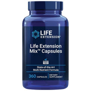 LIFE EXTENSION Mix™ vitamiinikompleks, mineraalid, köögiviljad ja puuviljad – 360 kapslit