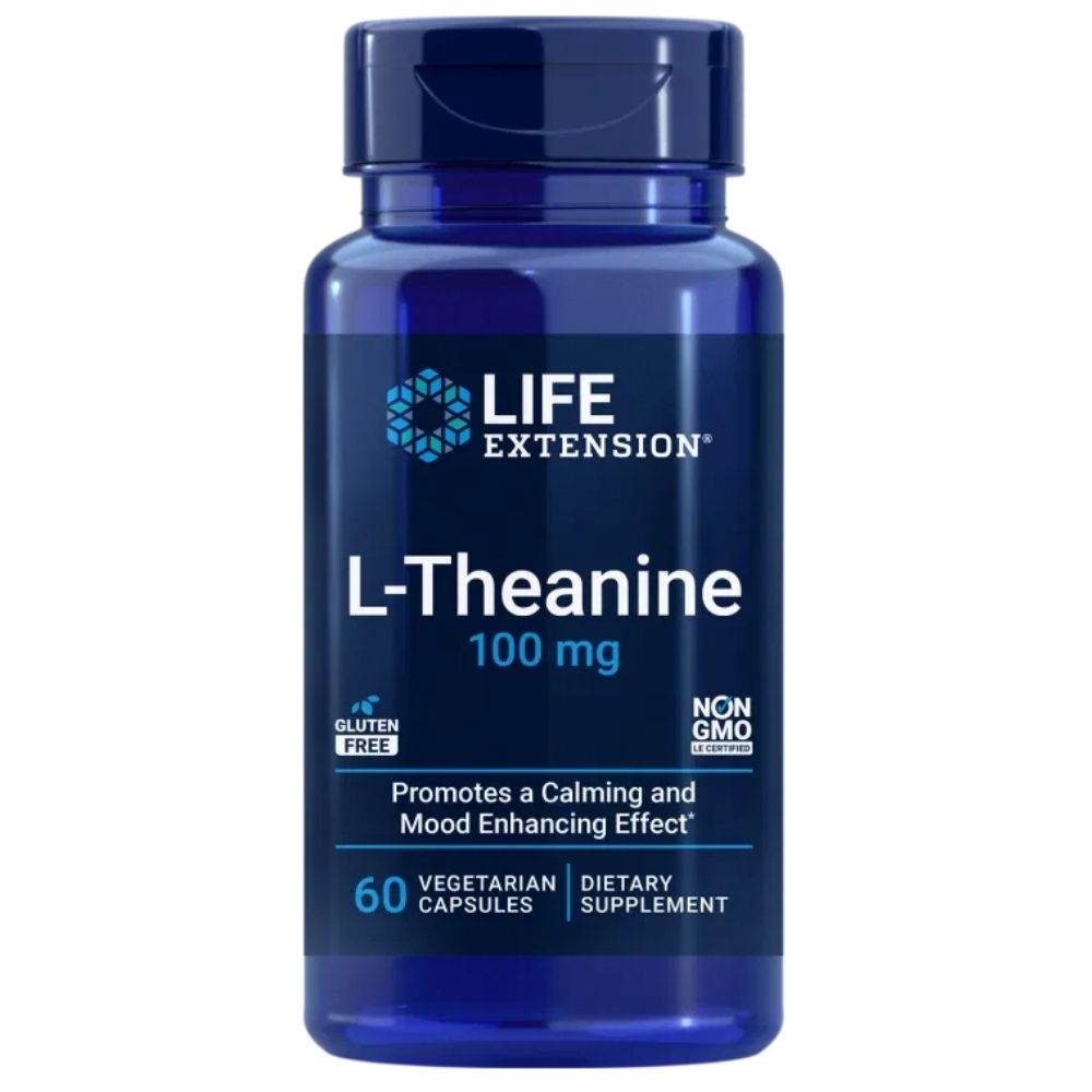 LIFE EXTENSION L-teaniin 100 mg - 60 kapslit