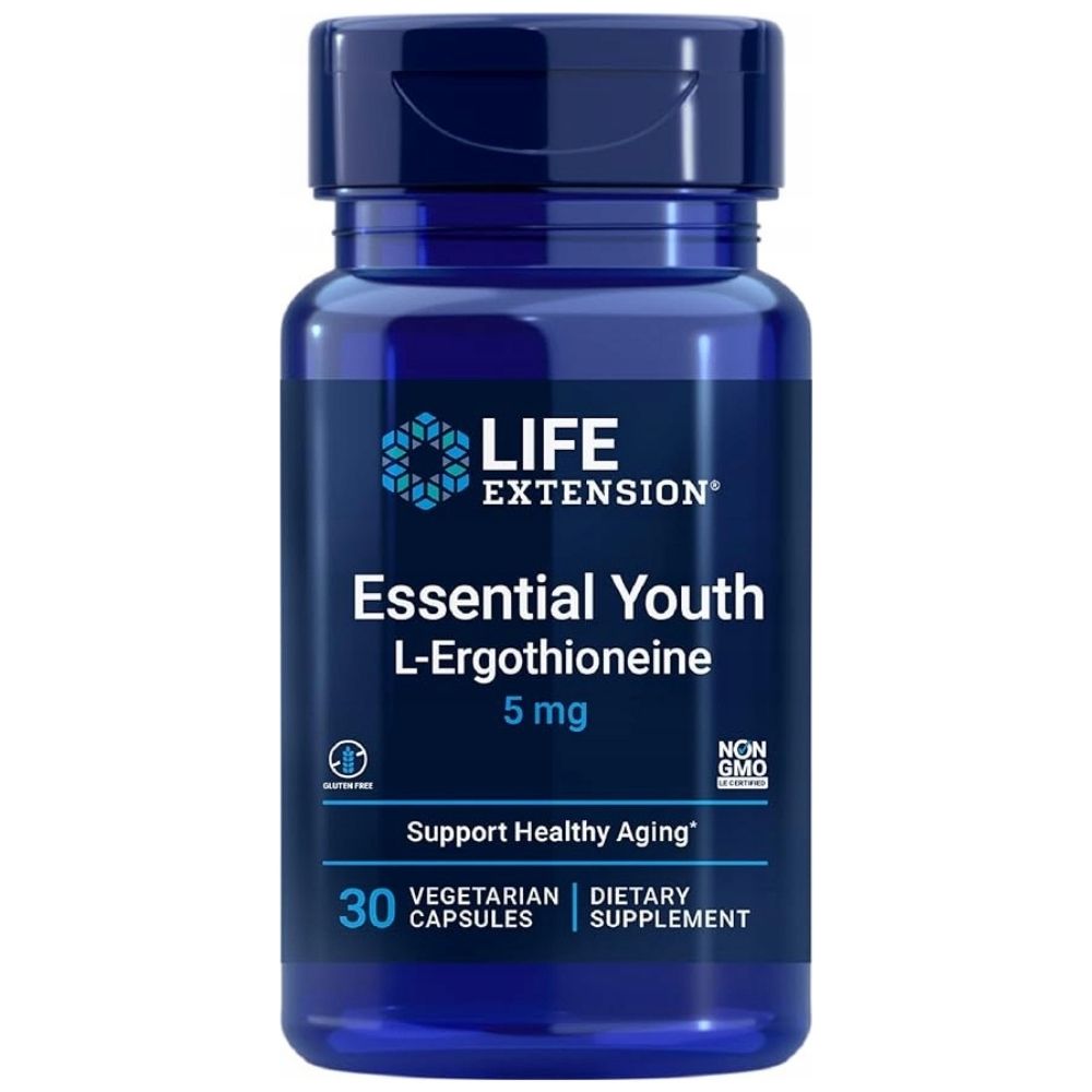 LIFE EXTENSION Essential Youth L-Ergothioneine 5 mg – 30 kapslit