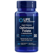 LIFE EXTENSION suure tugevusega optimeeritud folaat 8500 mcg – 30 tabletti