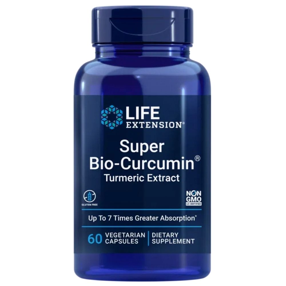 LIFE EXTENSION Super Bio-Curcumin®, kurkumiini ekstrakt 400 mg – 60 kapslit