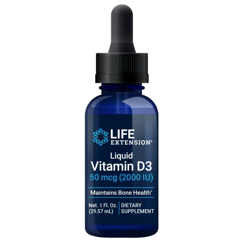 LIFE EXTENSION vitamiin D3 2000 IU tilgad - 29,57 ml