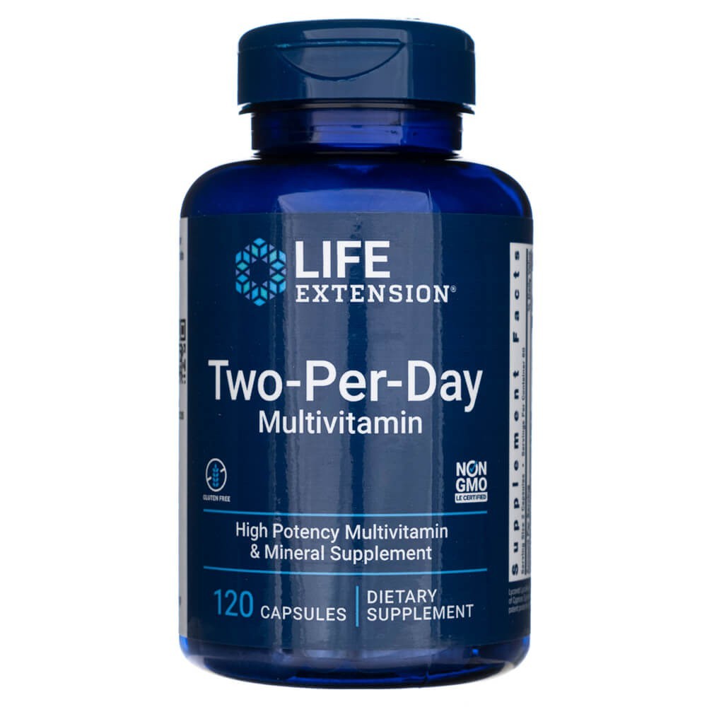 LIFE EXTENSION Two-Per-Day (multivitamiinid) – 120 kapslit