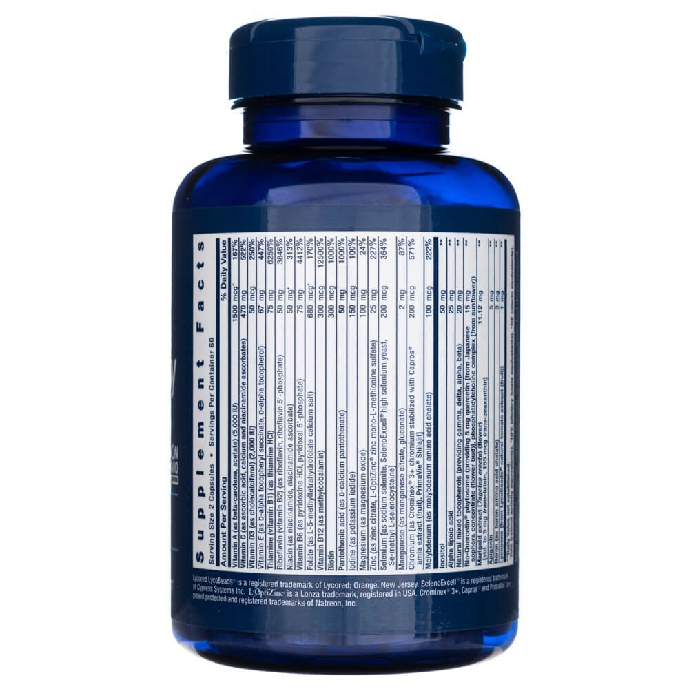 LIFE EXTENSION Two-Per-Day (multivitamiinid) – 120 kapslit