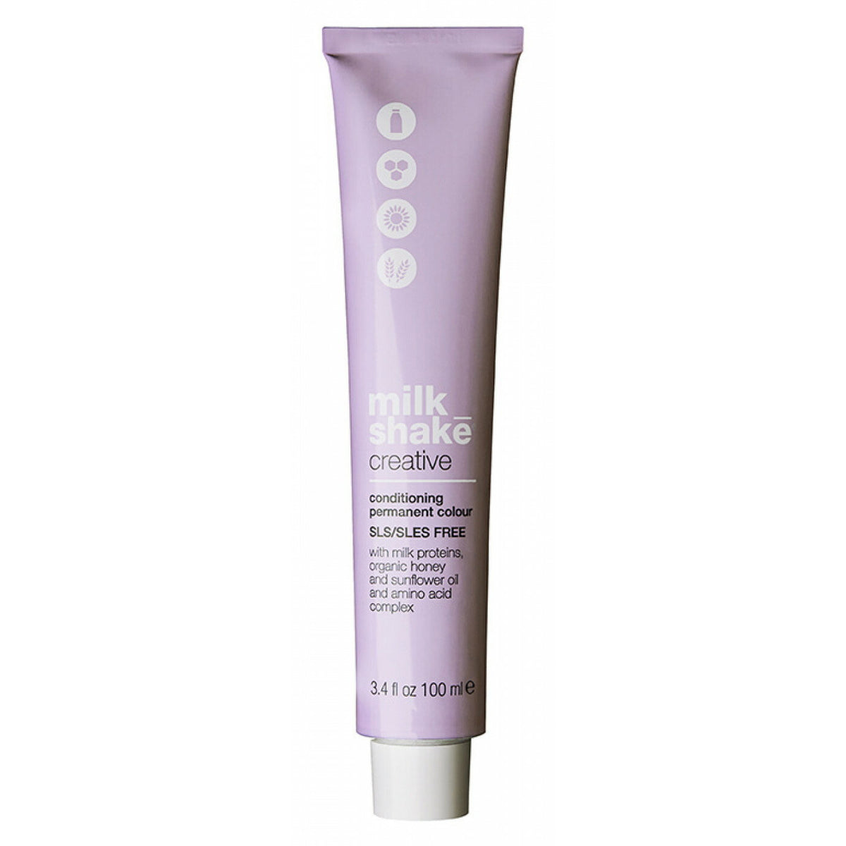 Milk Shake, Creative, SLS/SLES-Free, Permanent Hair Dye, .7.V Metallic Violet, 100 ml
