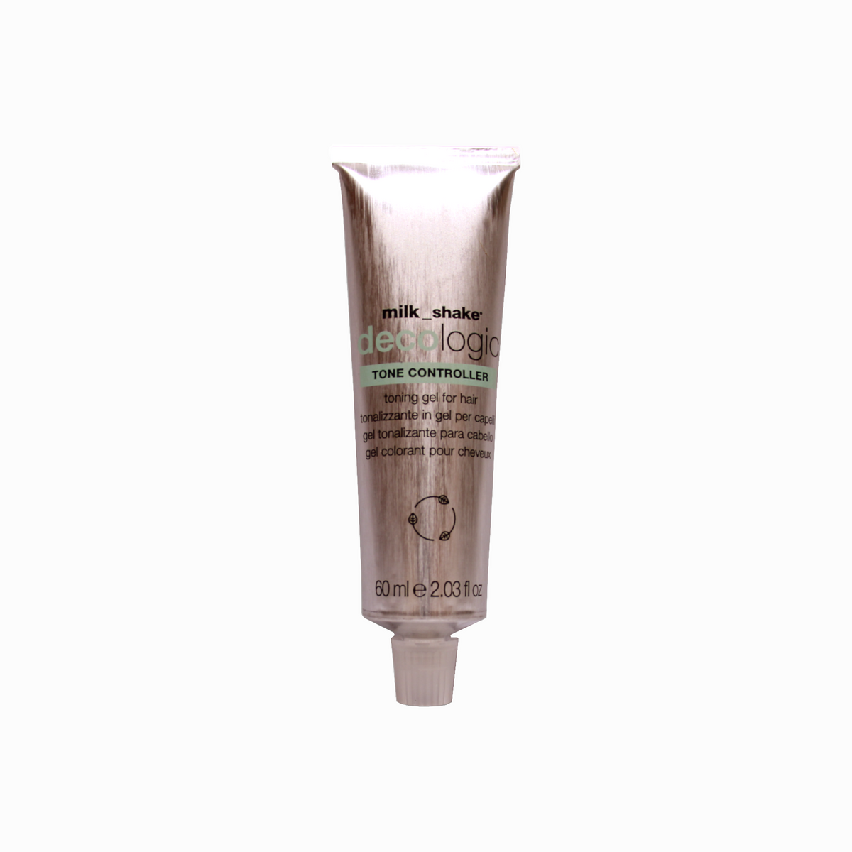 Milk Shake, Decologic Tone Controller, Silk Proteins, Hair Colouring Cream Toner,  Amethist Gray, For Lightened Hair, 60 ml