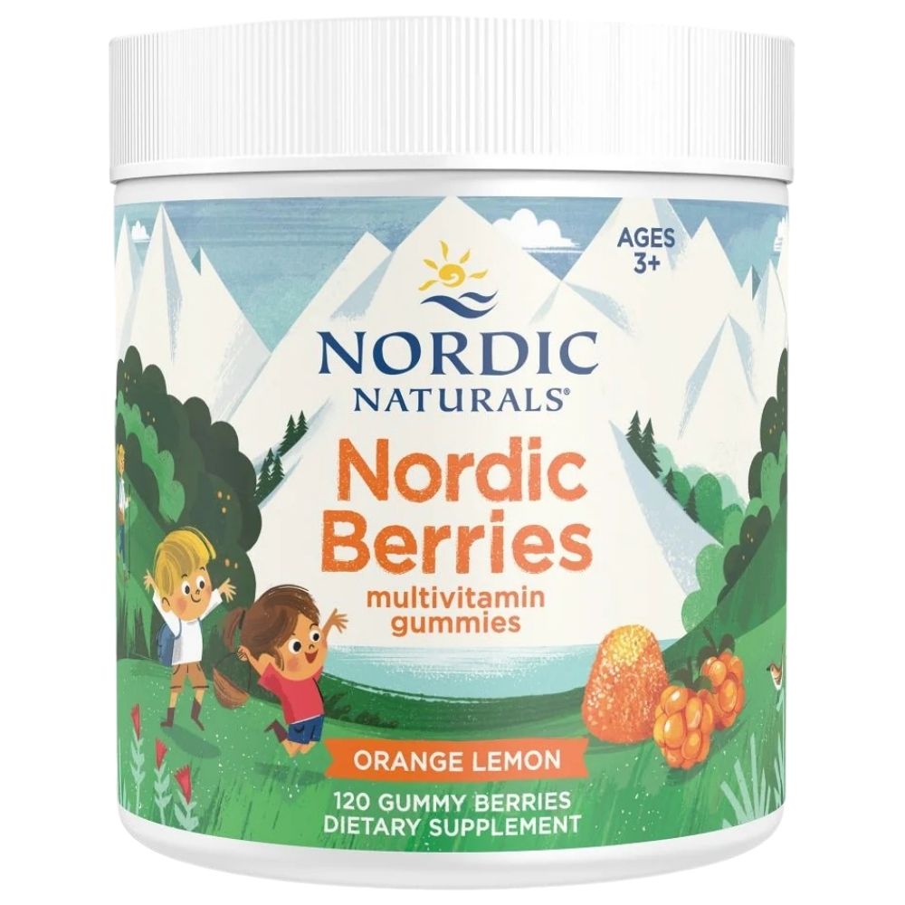 Nordic Naturals multivitamiinide kummikommid, apelsini- ja sidrunimaitselised – 120 tk.