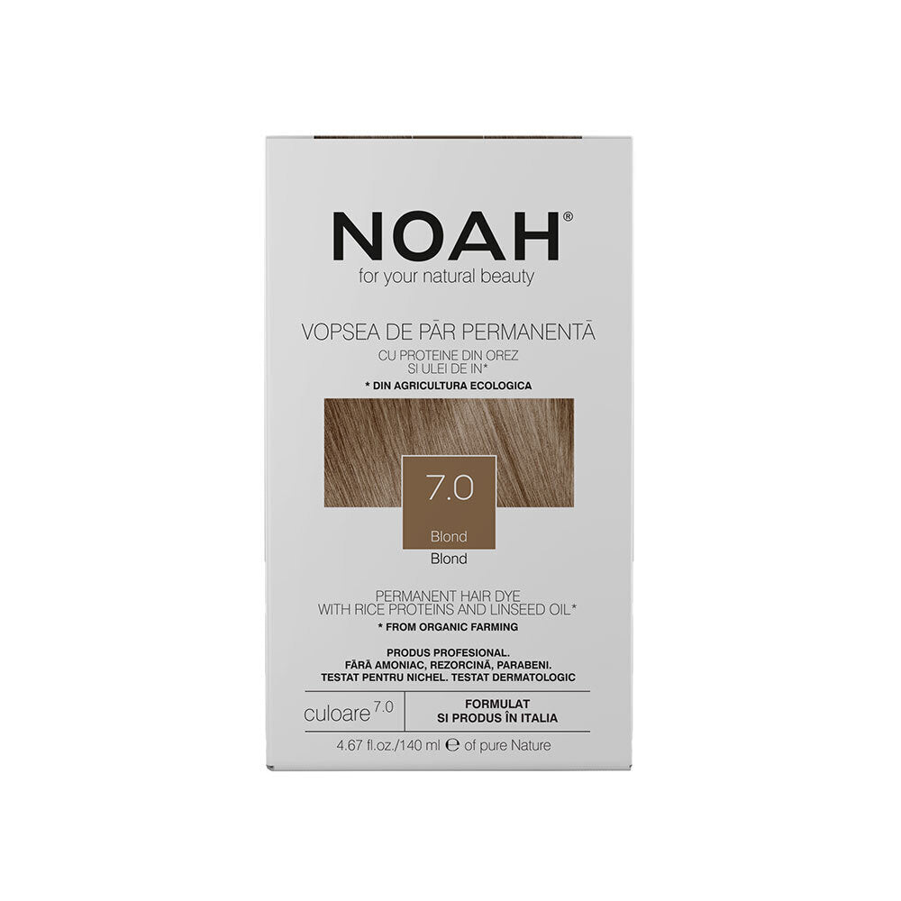 Noah, Ilgalaikiai plaukų dažai, 7.0 Blondinė, 140 ml