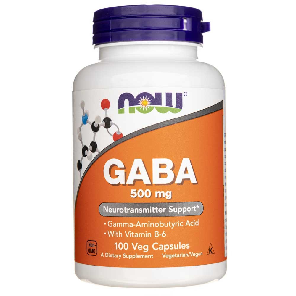NOW FOODS GABA 500 mg – 100 kapslit
