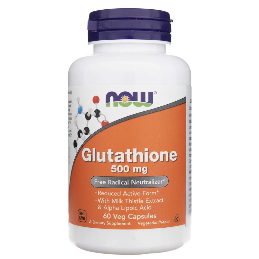 NOW FOODS glutation 500 mg – 60 kapslit