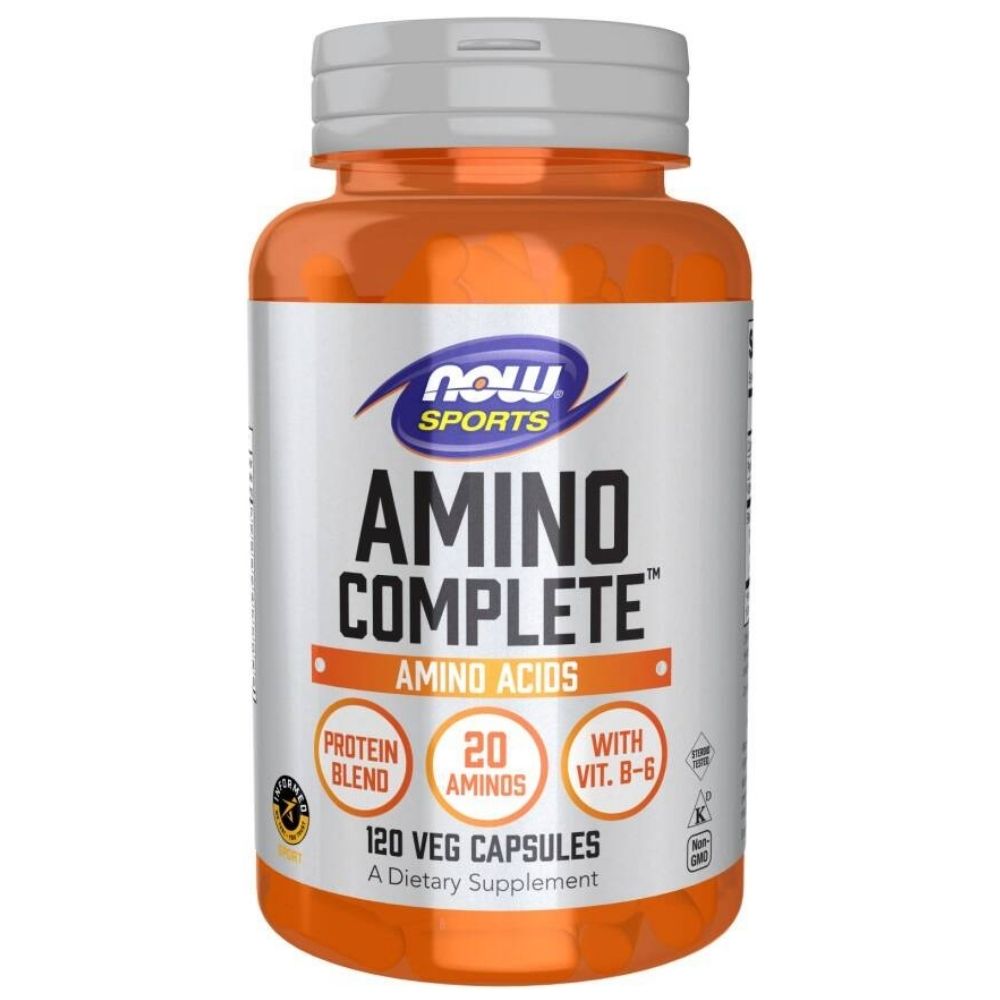 NOW FOODS Sports Amino Complete, aminohappekompleks – 120 kapslit