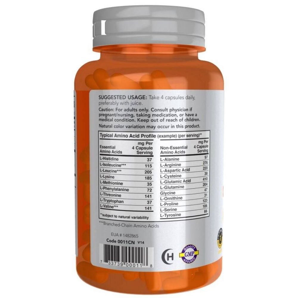 NOW FOODS Sports Amino Complete, aminohappekompleks – 120 kapslit