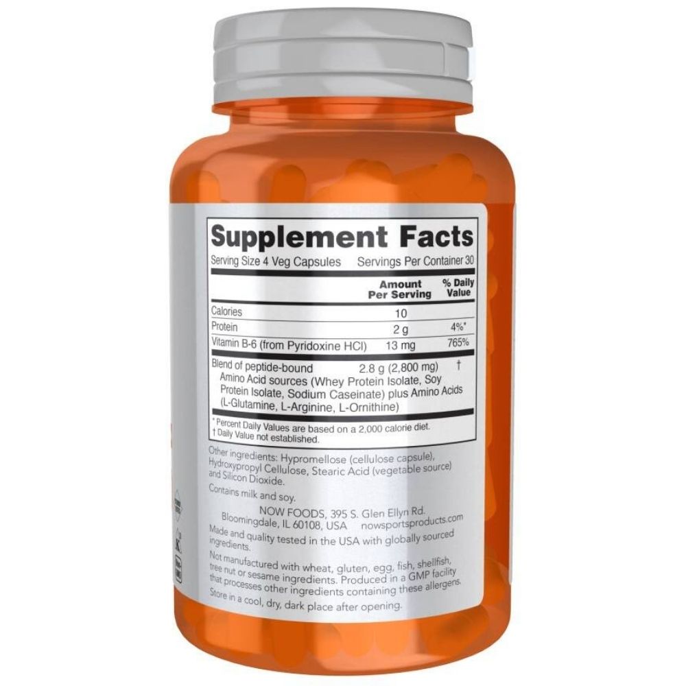 NOW FOODS Sports Amino Complete, aminohappekompleks – 120 kapslit