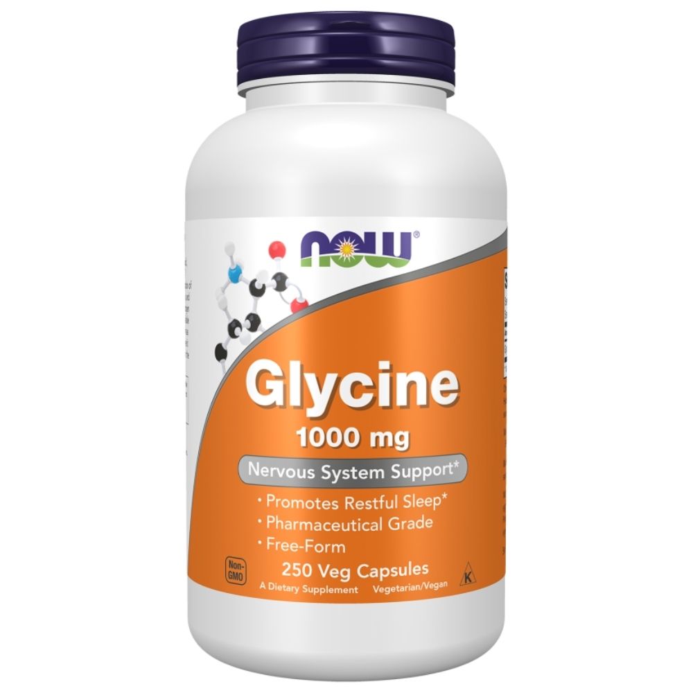 NOW FOODS glütsiin 1000 mg – 250 kapslit