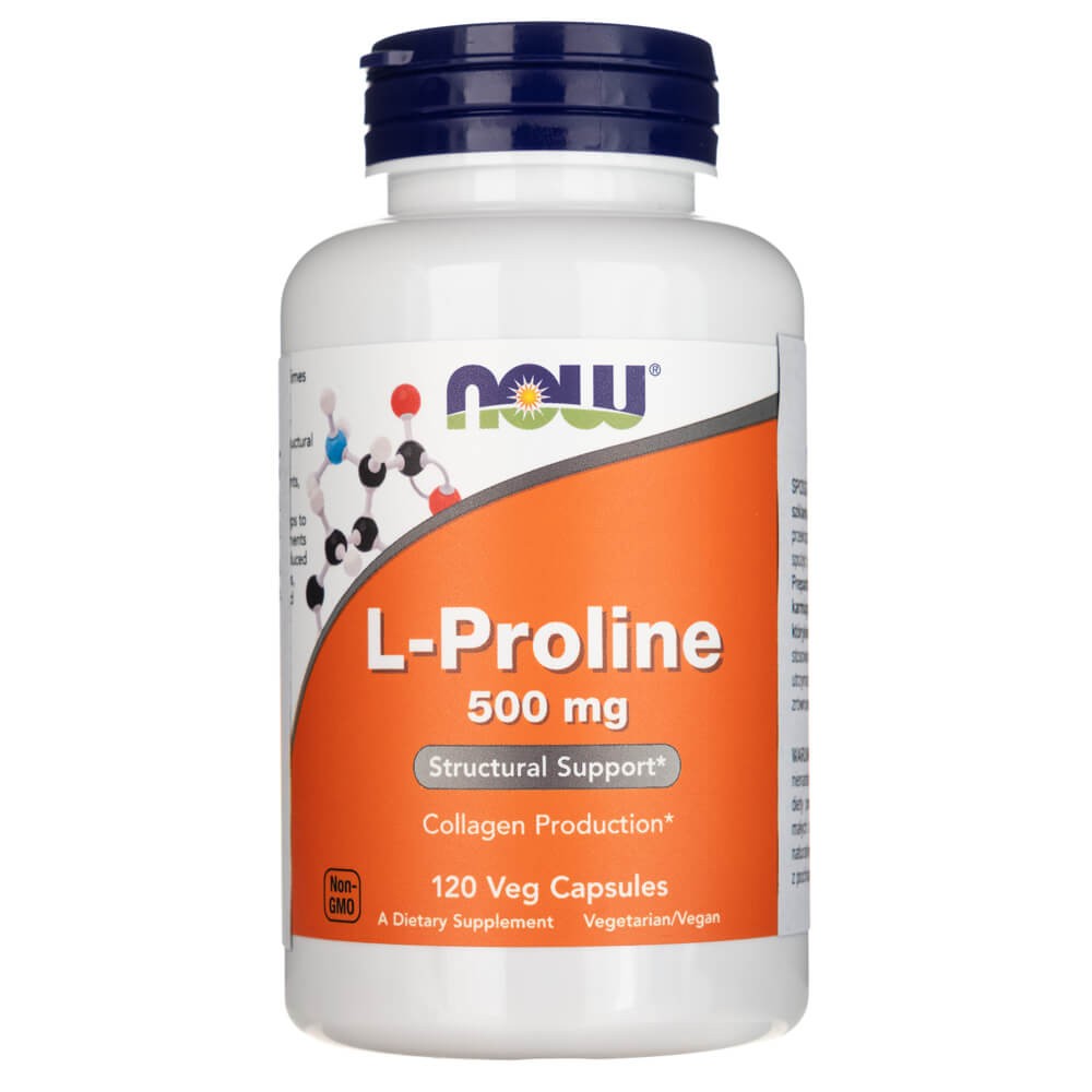 NOW FOODS L-proliin 500 mg – 120 kapslit