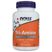 NOW FOODS Tri-Amino (L-arginiin, L-ornitiin, L-lüsiin) – 120 kapslit