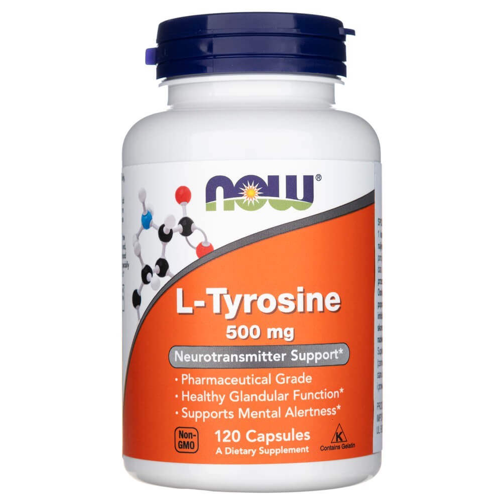 NOW FOODS L-türosiin 500 mg – 120 kapslit