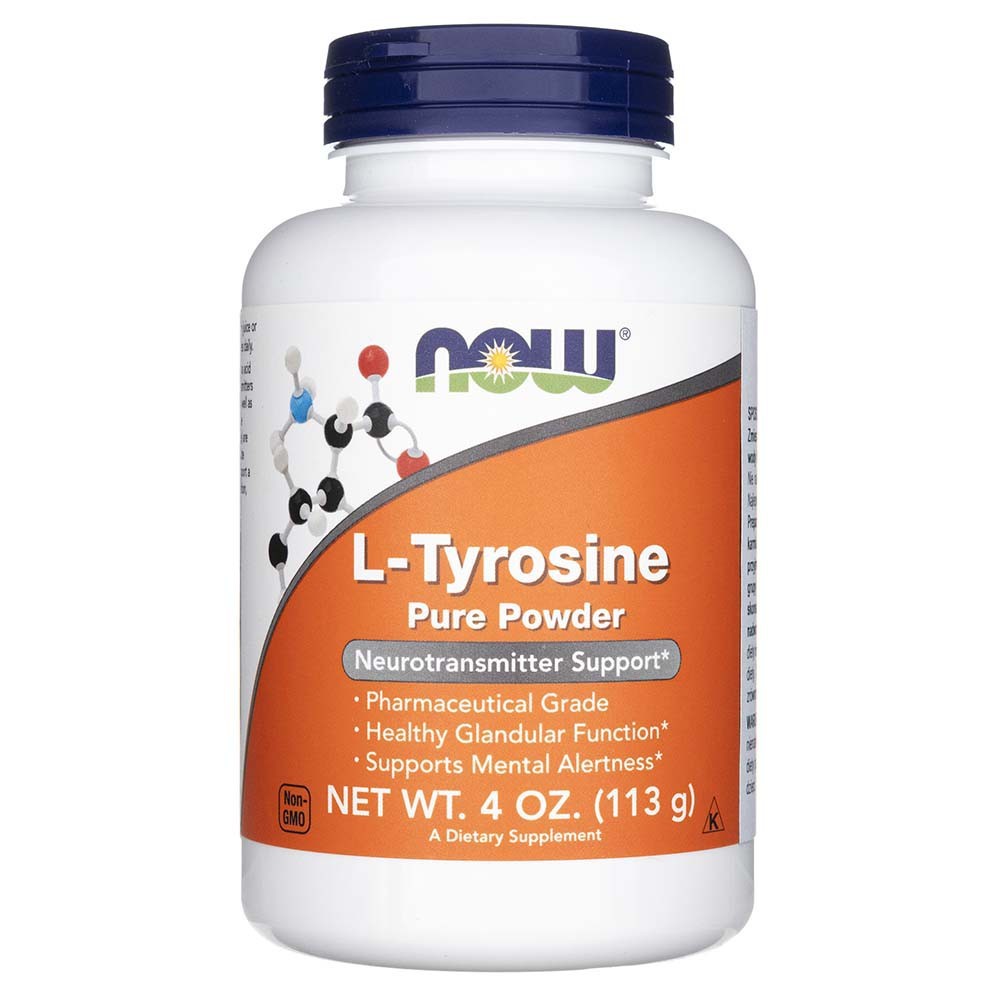 NOW FOODS L-türosiinipulber – 113 g
