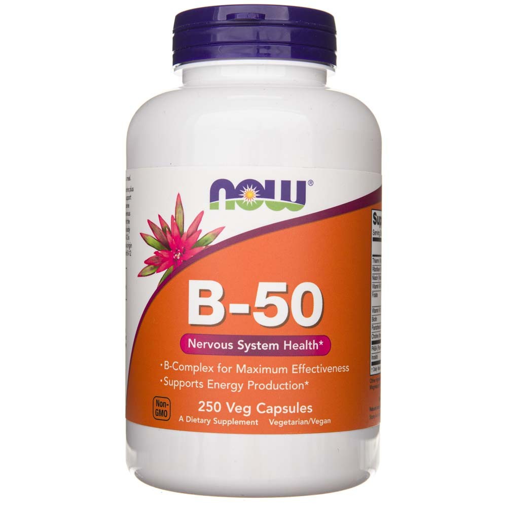 NOW FOODS B-50 – 250 kapslit
