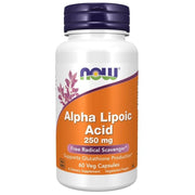 NOW FOODS alfa-lipoehape 250 mg – 60 kapslit