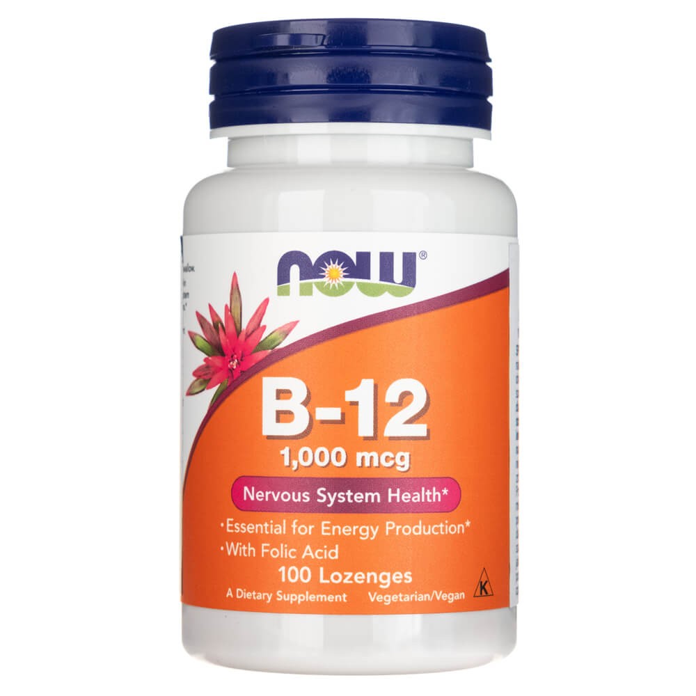 NOW FOODS Vitamiin B-12 1000 µg – 100 imemistabletti
