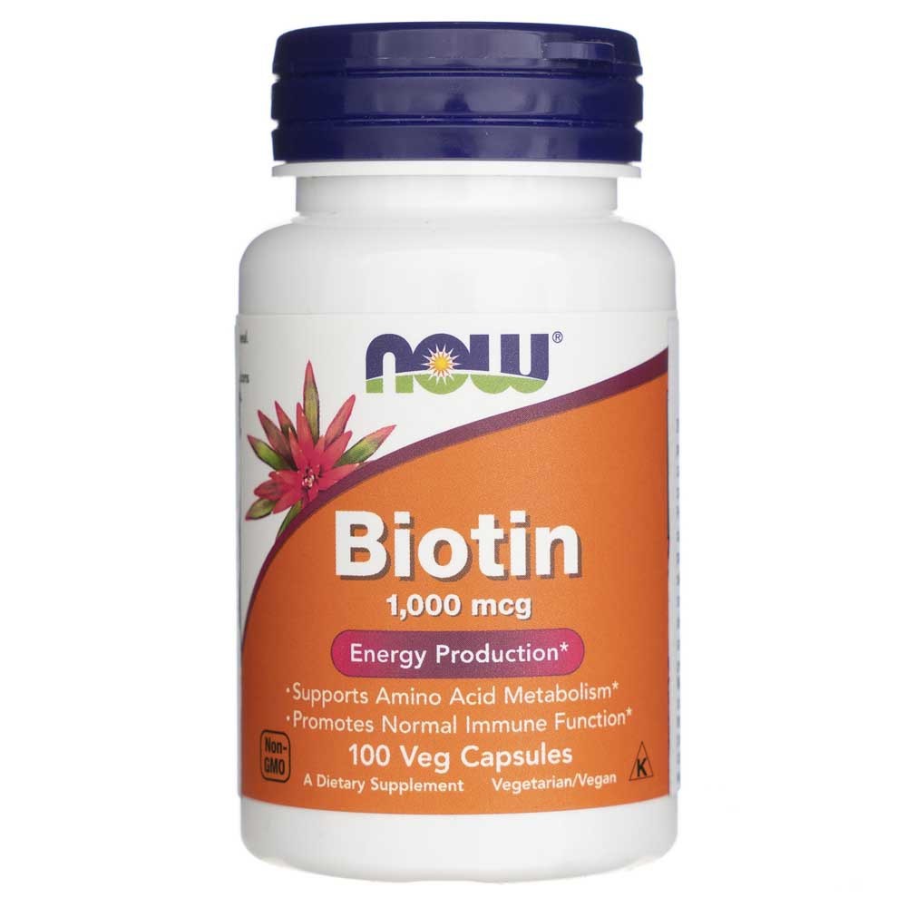 NOW FOODS biotiin 1000 mcg – 100 kapslit