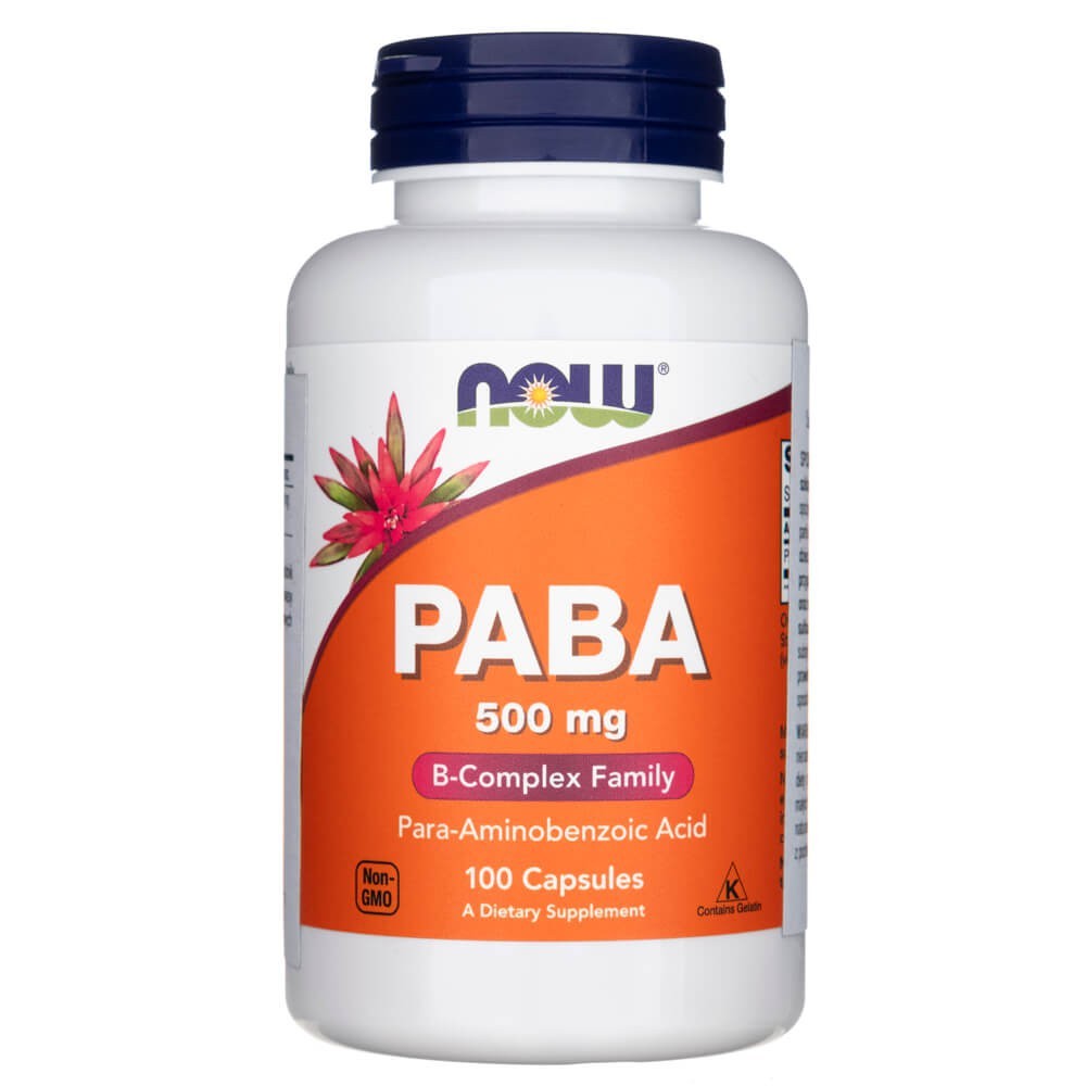 NOW FOODS PABA 500 mg – 100 kapslit