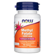 NOW FOODS metüülfolaat 1000 mcg – 90 tabletti