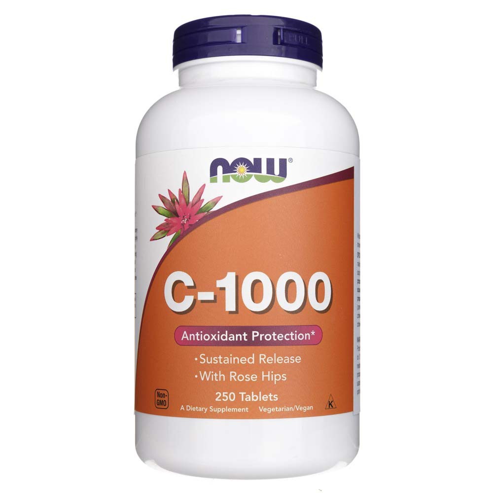 NOW FOODS C-1000 vitamiin – 250 tabletti