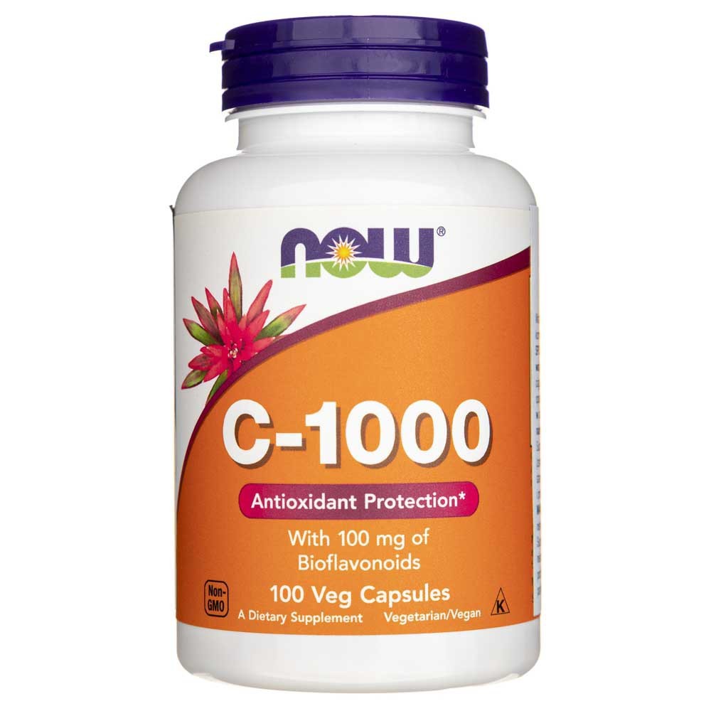NOW FOODS C-1000 vitamiin bioflavonoididega – 100 kapslit