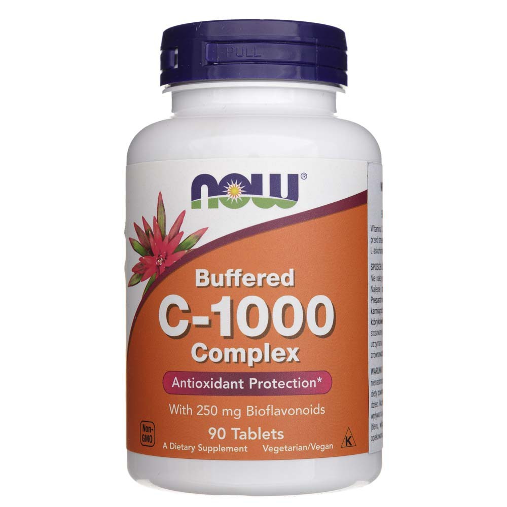 NOW FOODS C-1000 kompleksne puhverdatud vitamiin – 90 tabletti