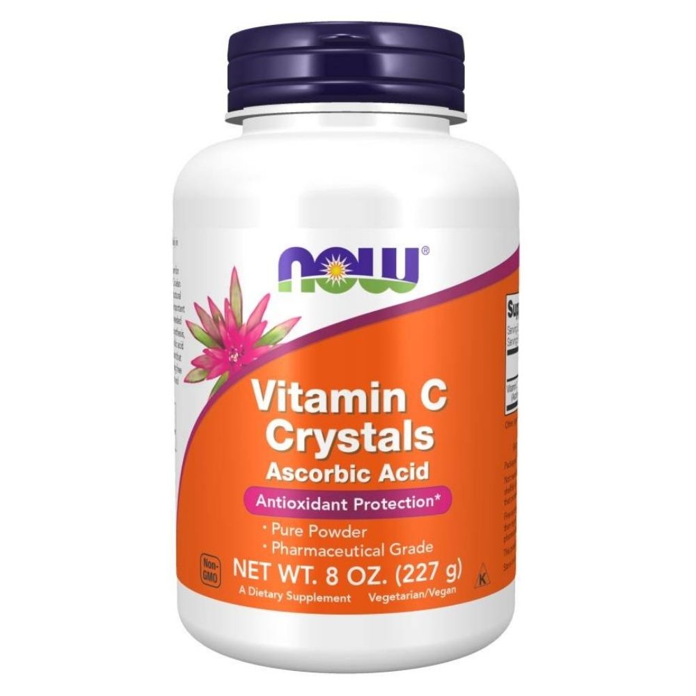 NOW FOODS C-vitamiin, askorbiinhape, 227 g