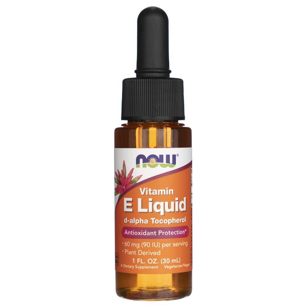 NOW FOODS looduslik E-vitamiin – 30 ml