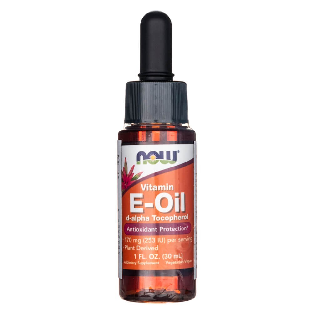 NOW FOODS E-vitamiini õli, tilgad - 30 ml