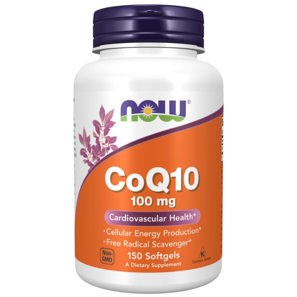 NOW FOODS CoQ10 (koensüüm Q10) 100 mg – 150 kapslit
