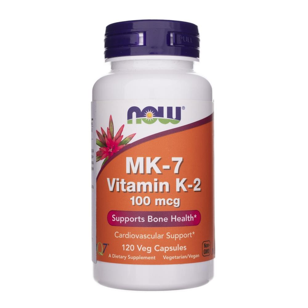 NOW FOODS vitamiin K2 MK-7 100 mcg – 120 kapslit
