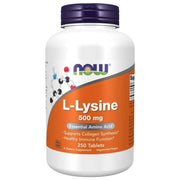 NOW FOODS L-lüsiin 500 mg – 250 tabletti