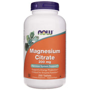 NOW FOODS Magneesiumtsitraat 200 mg – 250 tabletti