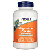 NOW FOODS magneetsiumtsitraadi pulber – 227 g