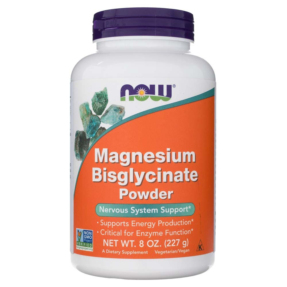 NOW FOODS magneesiumdiglütsinaadi pulber – 227 g